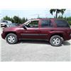 Image 8 : I3 --  2005 CHEVROLET TRAILBLAZER LS , Red , 253452  KM's