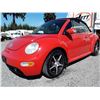 Image 1 : B2 --  2003 VW BEETLE GLS CONVERTIBLE , Orange , 170184  KM's
