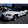 Image 1 : H2 --  2004 CHRYSLER SEBRING LXI CONVERTIBLE , White , 147067  KM's