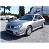 Image 1 : C2 --  2007 SUBARU IMPREZA 2.5I , Silver , 190141  KM's