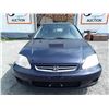 Image 2 : A11 --  1999 HONDA CIVIC CX  , Blue , 278612  KM's