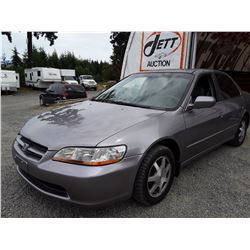 A12D --  2000 HONDA ACCORD EX , Grey , 241866  KM's "NO RESERVE"