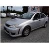 Image 1 : I2 --  2007 FORD FOCUS ZX4 , Silver , 233472  KM's