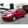 Image 1 : E2 --  2012 NISSAN VERSA S  , Red , 331335  KM's