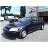 Image 1 : A11 --  1999 HONDA CIVIC CX  , Blue , 278612  KM's