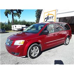F4 --  2008 DODGE GRAND CARAVAN SXT , Red , 224721  KM's