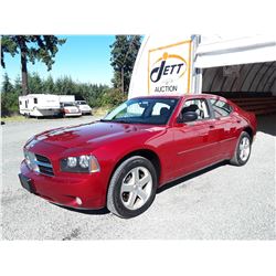 C4 --  2009 DODGE CHARGER SXT , Red , 120588  KM's