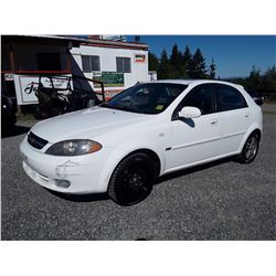 J3 --  2007 CHEVROLET OPTRA 5 LT , White , 109918  KM's