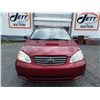 Image 2 : J3 --  2004 TOYOTA COROLLA CE , Red , 237273  KM's