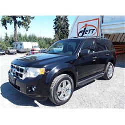 F4 --  2009 FORD ESCAPE XLT , Black , 210719  KM's