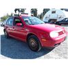 Image 3 : A12B --  2003 VW GOLF CL , Red , 242517  KM's "NO RESERVE"