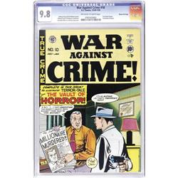 War Against Crime #10 Gaines File pedigree CGC 9.8 