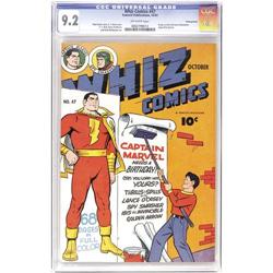 Whiz Comics #47 Pennsylvania pedigree (Fawcett, 1943) 