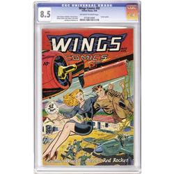 Wings Comics #92 (Fiction House, 1948) CGC VF+ 8.5 