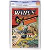 Image 1 : Wings Comics #92 (Fiction House, 1948) CGC VF+ 8.5 