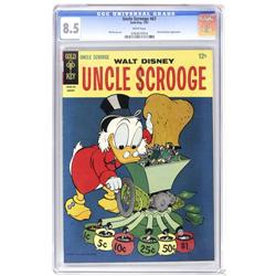 Uncle Scrooge #67 (Gold Key, 1967) CGC VF+ 8.5 