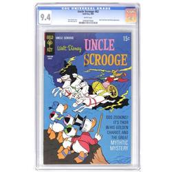 Uncle Scrooge #82 (Gold Key, 1969) CGC NM 9.4 
