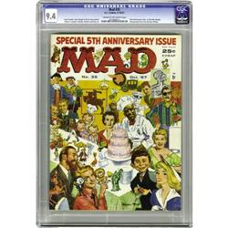 Mad #35 (EC, 1957) CGC NM 9.4 Cream to off-white pages 