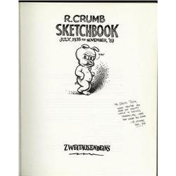 R. Crumb Sketch Book July 1978 to Nov. 1983 VF/NM 
