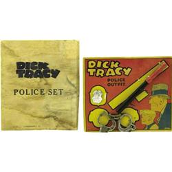 Dick Tracy Police Outfit on Card (mid-1930s) 