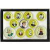 Image 1 : Dick Tracy Pinback Button Set of 13 (early 1960s) 
