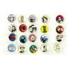 Image 1 : Dick Tracy "Button-Up" Pinback Set of 20 (1984) 