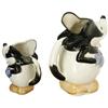 Image 2 : Mickey Mouse Cream and Milk Pitcher Set (Circa 1930s) 