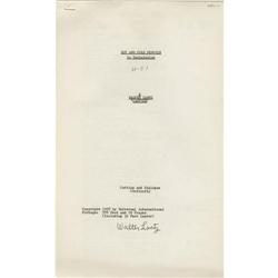 Chilly Willy "Hot and Cold Penguin" Script (1955) 