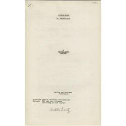 Walter Lantz "Cartune" Script, Group of 2 (1956) 