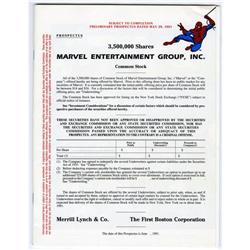 Marvel Entertainment Group Inc. Prospectus (1991) 