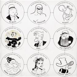 Kellog's Pep Comic Character Pins Original Art 