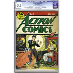 Action Comics #14 (DC, 1939) CGC FN- 5.5 
