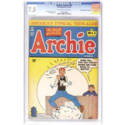 Archie Comics #16 Davis Crippen ("D" Copy) pedigree 7.5 