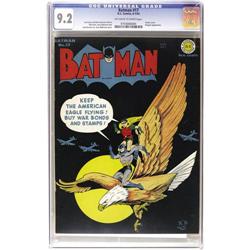 Batman #17 (1943) CGC NM- 9.2 Off-white to white pages 