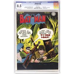 Batman #30 (DC, 1945) CGC VF+ 8.5 White pages 