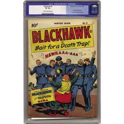 Blackhawk #9 (Quality, 1944) CGC VF 8.0 