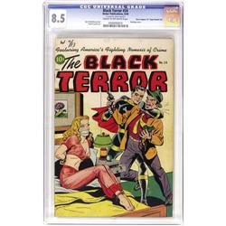 The Black Terror #24 Double Cover "D" Copy CGC VF+ 8.5 