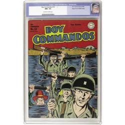 Boy Commandos #10 Mile High pedigree (1945) CGC NM+ 9.6 