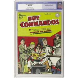 Boy Commandos #11 Mile High pedigree (1945) CGC NM+ 9.6 