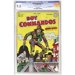 Boy Commandos #15 Davis Crippen ("D" Copy) pedigree 9.0 