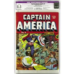 Captain America Comics #2 (1941) CGC Apparent VF+ 8.5 