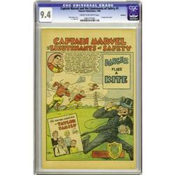 Captain Marvel and the Lieutenants of Safety #1 NM 9.4 