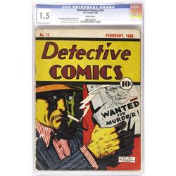 Detective Comics #12 (DC, 1938) CGC FR/GD 1.5 
