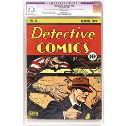 Detective Comics #13 (DC, 1938) CGC Apparent VF- 7.5 