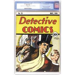 Detective Comics #15 (DC, 1938) CGC VG+ 4.5 Cream pages 