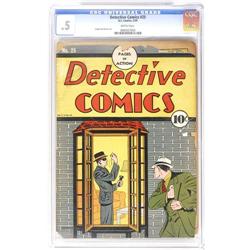 Detective Comics #25 (1939) CGC PR 0.5 Brittle pages 