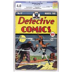 Detective Comics #37 Davis Crippen ("D" Copy) pedigree 