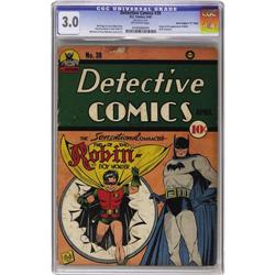 Detective Comics #38 Davis Crippen ("D" Copy) pedigree 