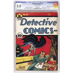 Detective Comics #45 Davis Crippen ("D" Copy) GD/VG 3.0 
