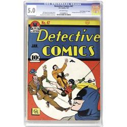 Detective Comics #47 "D" Copy CGC VG/FN 5.0 